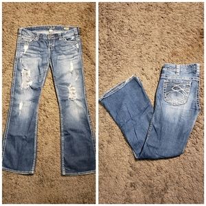Silver Frances flare jeans